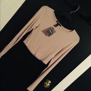 Forever 21 Long Sleeve Crop Top